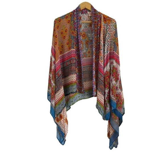 VISMAYA x ANTHROPOLOGIE Matilda Floral Printed Kimono - Picture 3 of 12